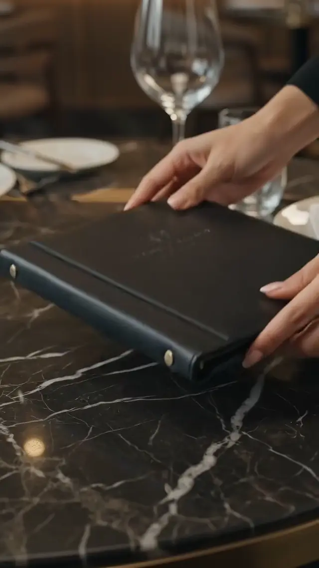 Bayangin customer buka menu… lalu makanannya **keluar dalam bentuk 3D cinematic**.