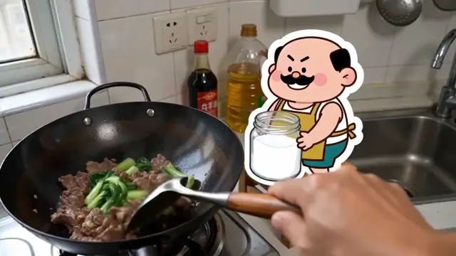 Comedy AI Video Prompt: 2D Chibi Character Reacts to Real Food in First-Person POV