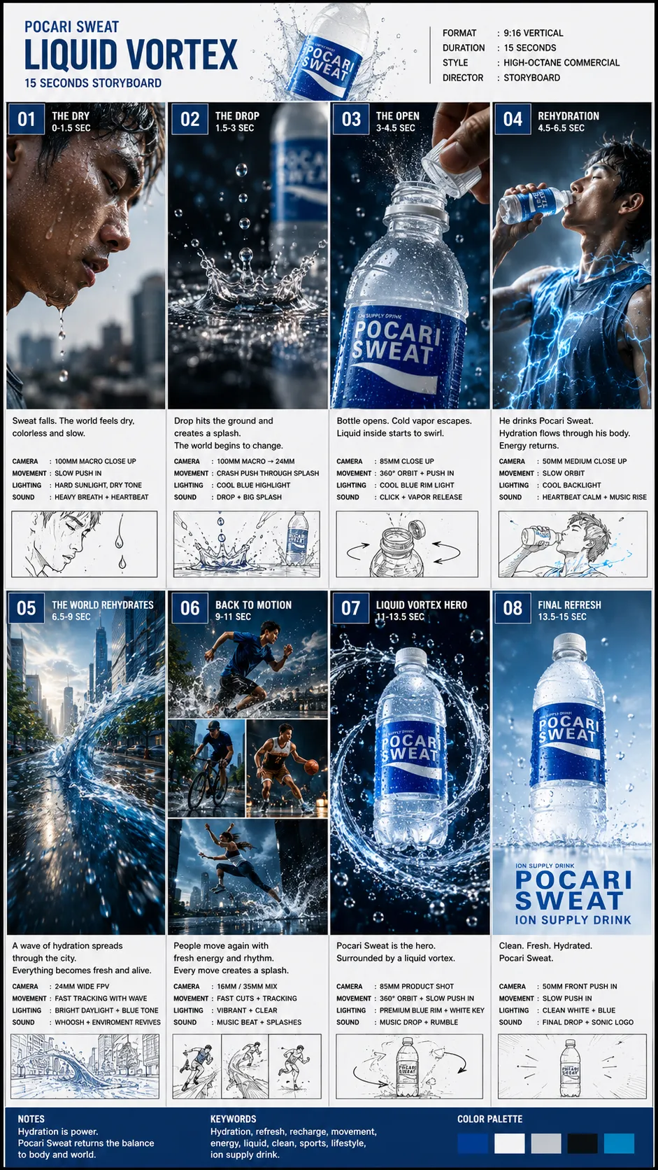 Reference image for Pocari Sweat commercial