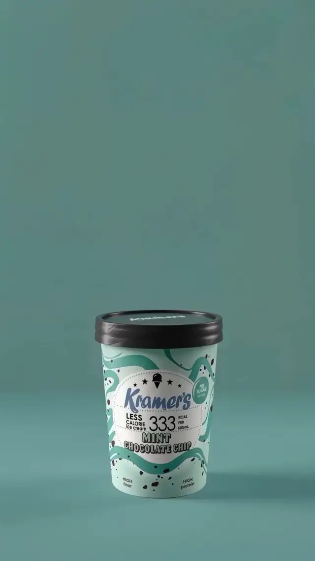 Ice Cream Scoop Reversal AI Video Prompt for Food Product Ads