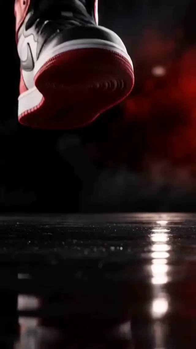 Cinematic Air Jordan 1 Smoke Commercial AI Video Prompt for Sneaker Ads