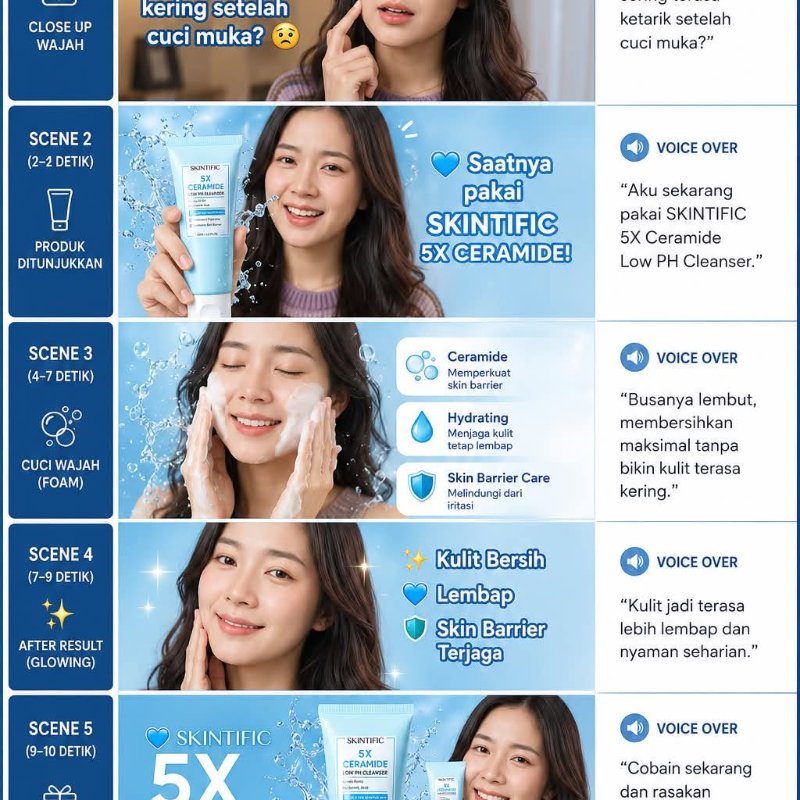 Reference image for SKINTIFIC 5X Ceramide Low pH Cleanser.