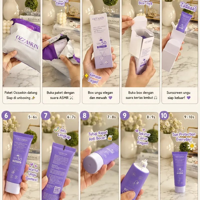 Reference image for OZZASKIN Daily Anti-Aging SPF 50 PA++++ Sunscreen.