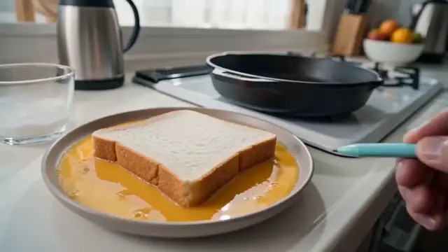 French Toast Transformation: Mixed-Media Cooking Video Prompt for Food Brands