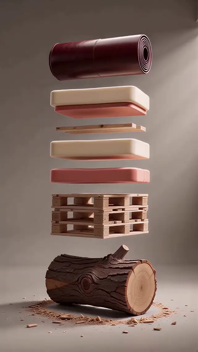 Luxury Furniture Exploded View AI Video Prompt for High-End Product Ads
