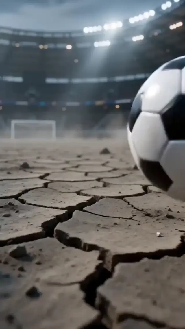 Transform Desert to Stadium Pitch: Cinematic AI Video Prompt for Skincare Ads