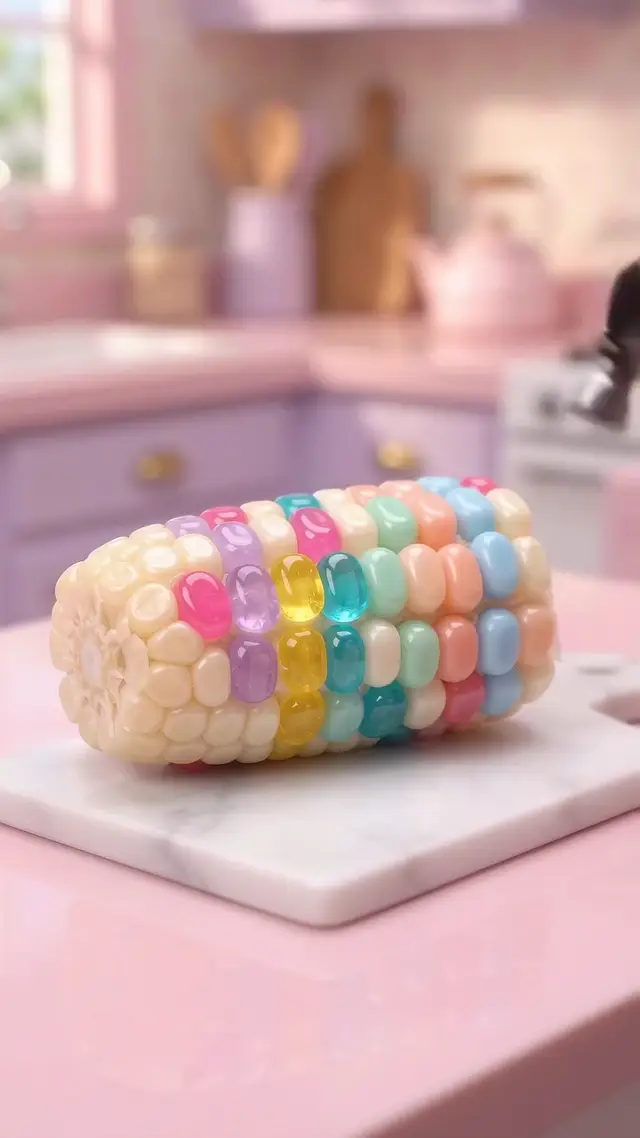 Whimsical Candy Popcorn AI Video Prompt for Pastel Ecommerce Ads