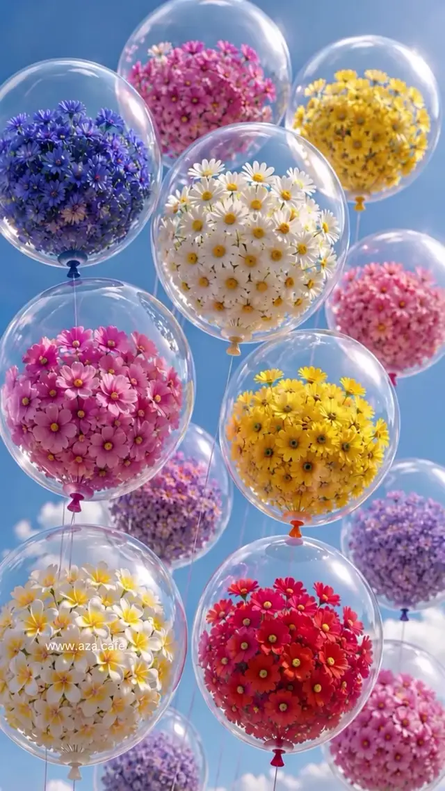 Balloon Explosion Flower Reveal AI Video Prompt for Pastel Product Ads