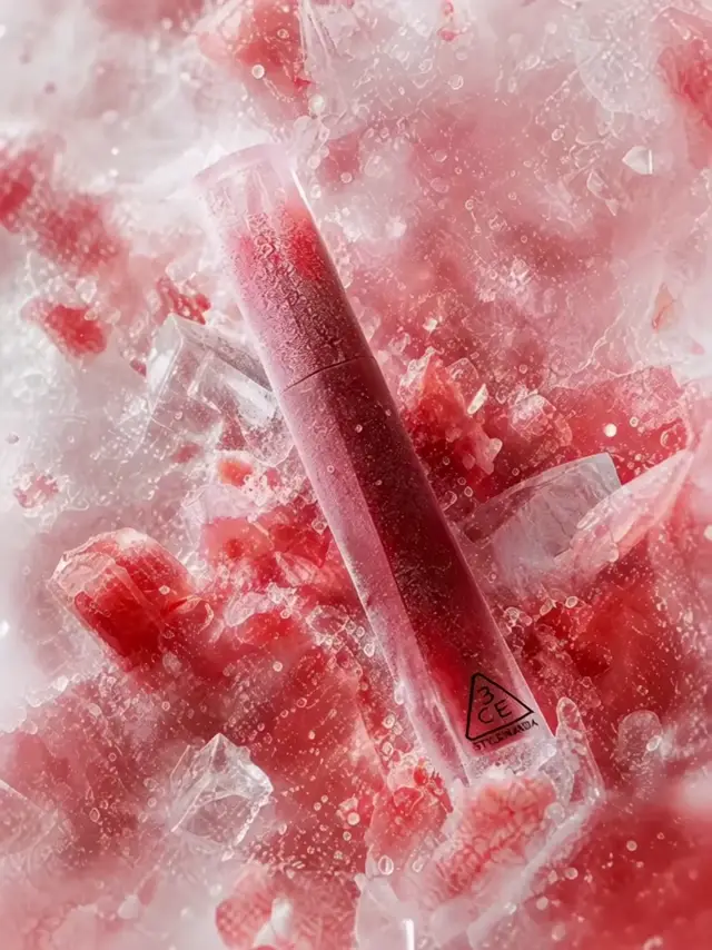 High-Gloss Product Video Prompt: Macro Ice and Water Refraction for Beauty Ads