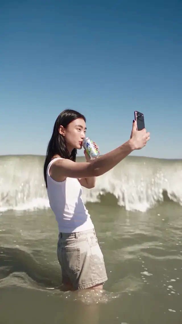 AI-Driven Product Reveal Ad Ideas: Beach Crash Slow-Motion Commercial Concept