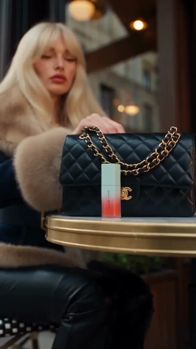 Magical Product Levitation for High-Fashion Cosmetics AI Video Prompt