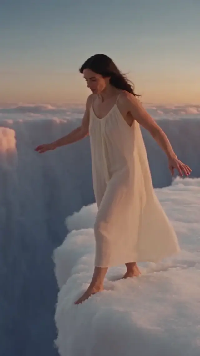 Ethereal Cloud Dreamscape Video Prompt for Serene Fashion Branding