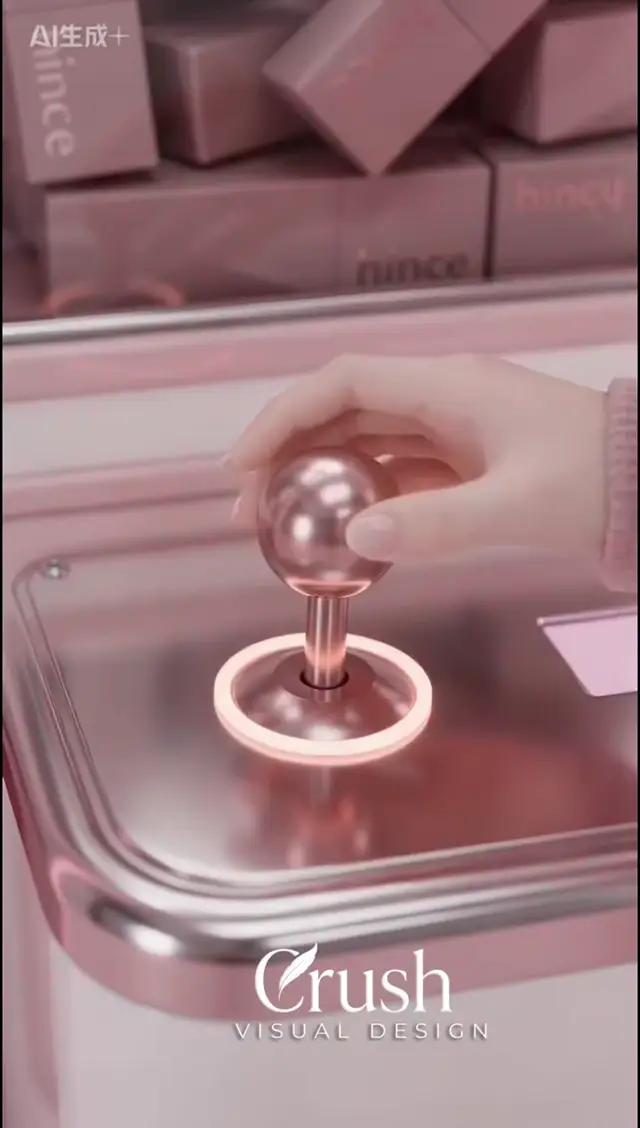 Neon Claw Machine AI Video Prompt for Beauty and Retail