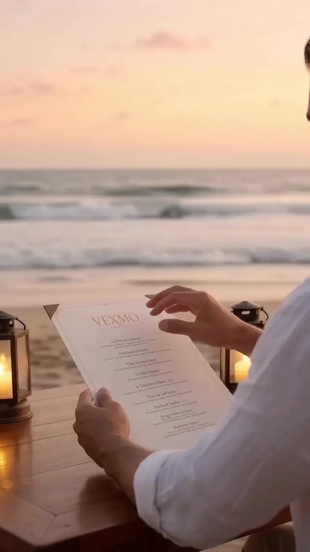 Magical Food Menu AI Video Prompt for Beachside Dining Campaigns