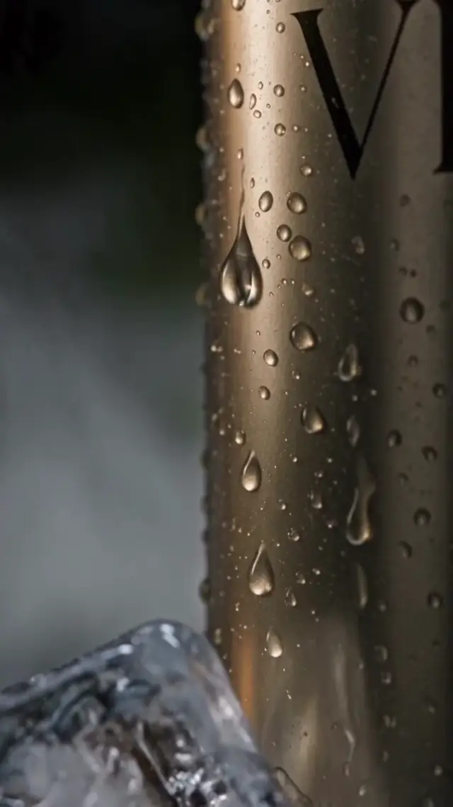 Macro Condensation Burst Animation AI Video Prompt for Premium Beverage Campaigns