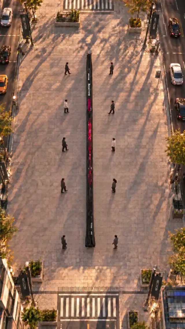 Urban Banner Reveal AI Video Prompt for Event Ads