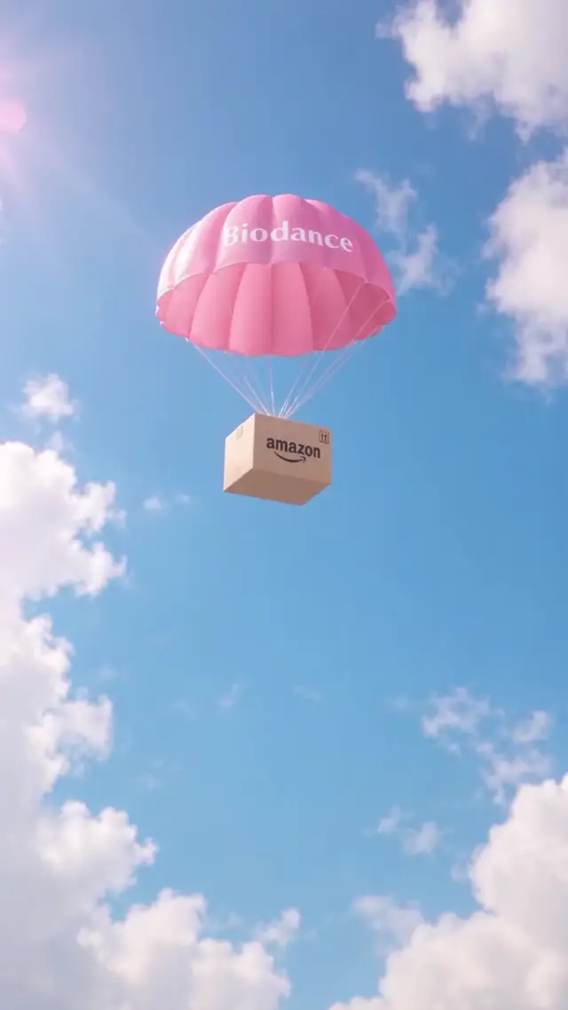 Parachute Product Reveal AI Video Prompt for Ecommerce Ads
