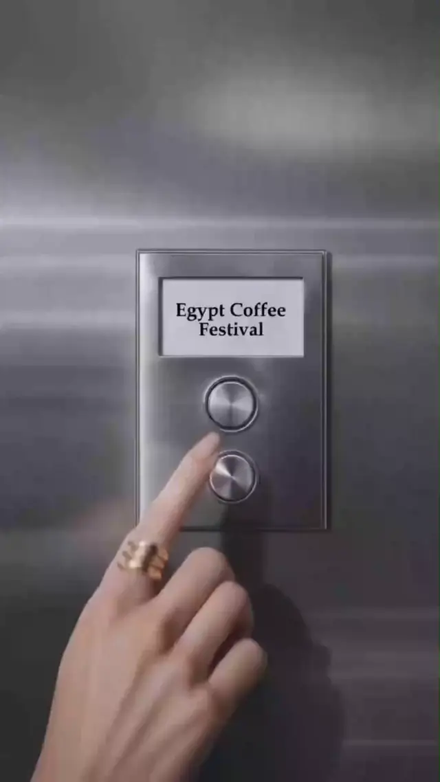 Elevator Reveal Video Concept for Ube Drink Advertising at Egypt Coffee Festival