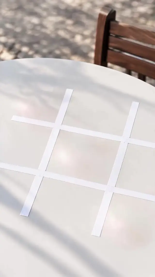 Playful Stop-Motion Ice Cream Tic Tac Toe Video Ad Idea
