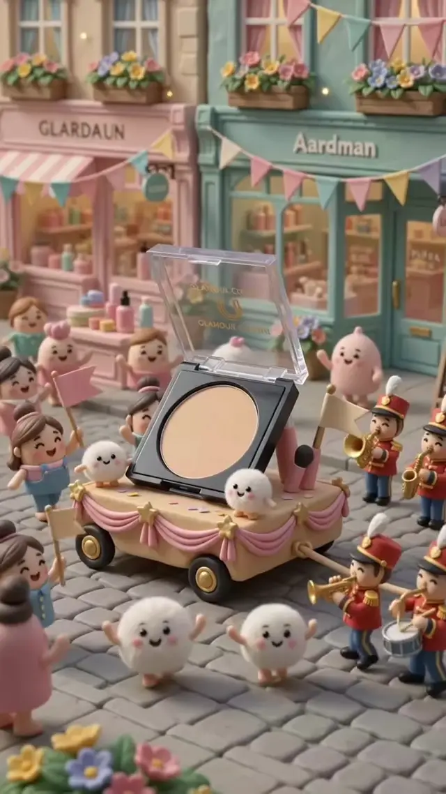 Miniature Toy Parade AI Video Prompt for Beauty and Gift Product Ads