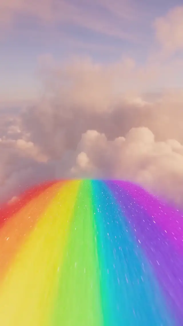 Rainbow Road to Bioluminescent Grotto AI Video Prompt for Dreamy Brand Stories
