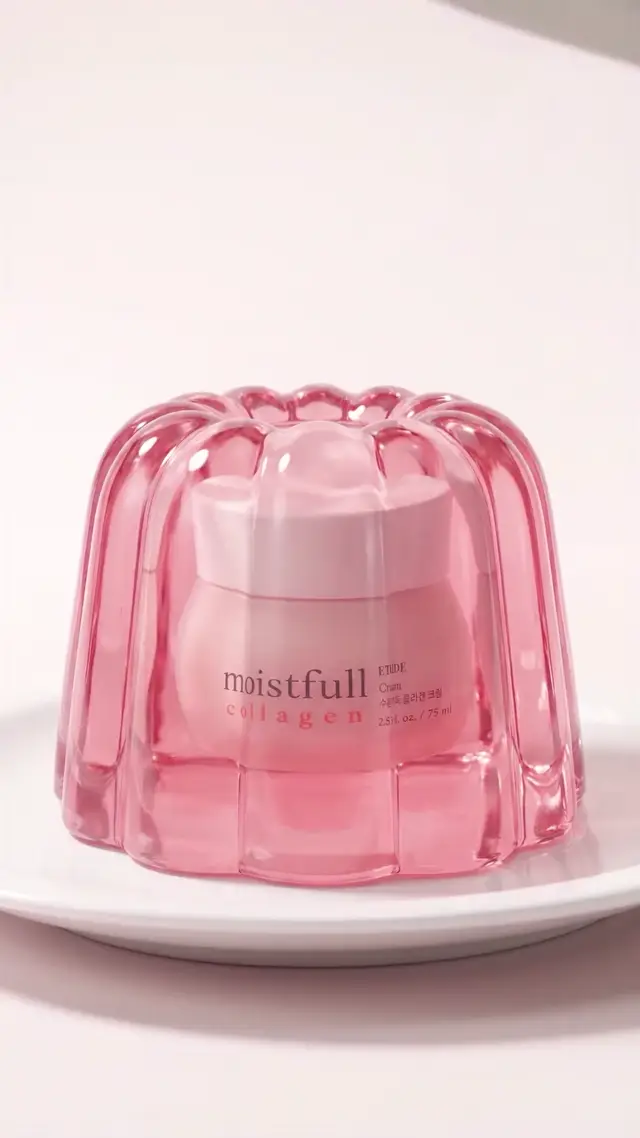 Gelatin Textures AI Video Prompts for Beauty Product Advertising