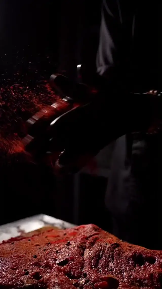 High-Contrast Macro Food Cinematography AI Video Prompt for Gourmet Brands